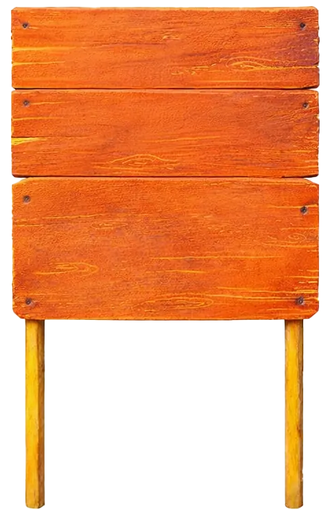 letreroNaranjaSolo