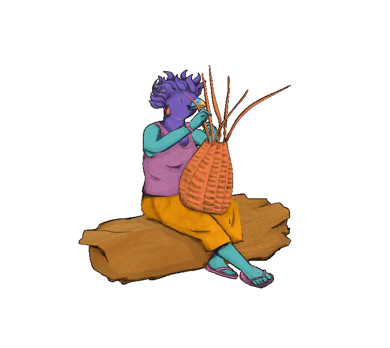Artesana, ilustración de Aquelarre